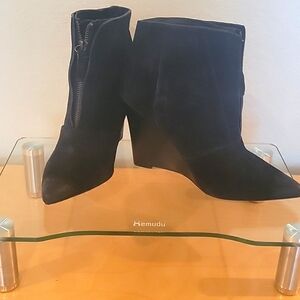 Joe's Ankle boots Blk Suede SZ 9 M